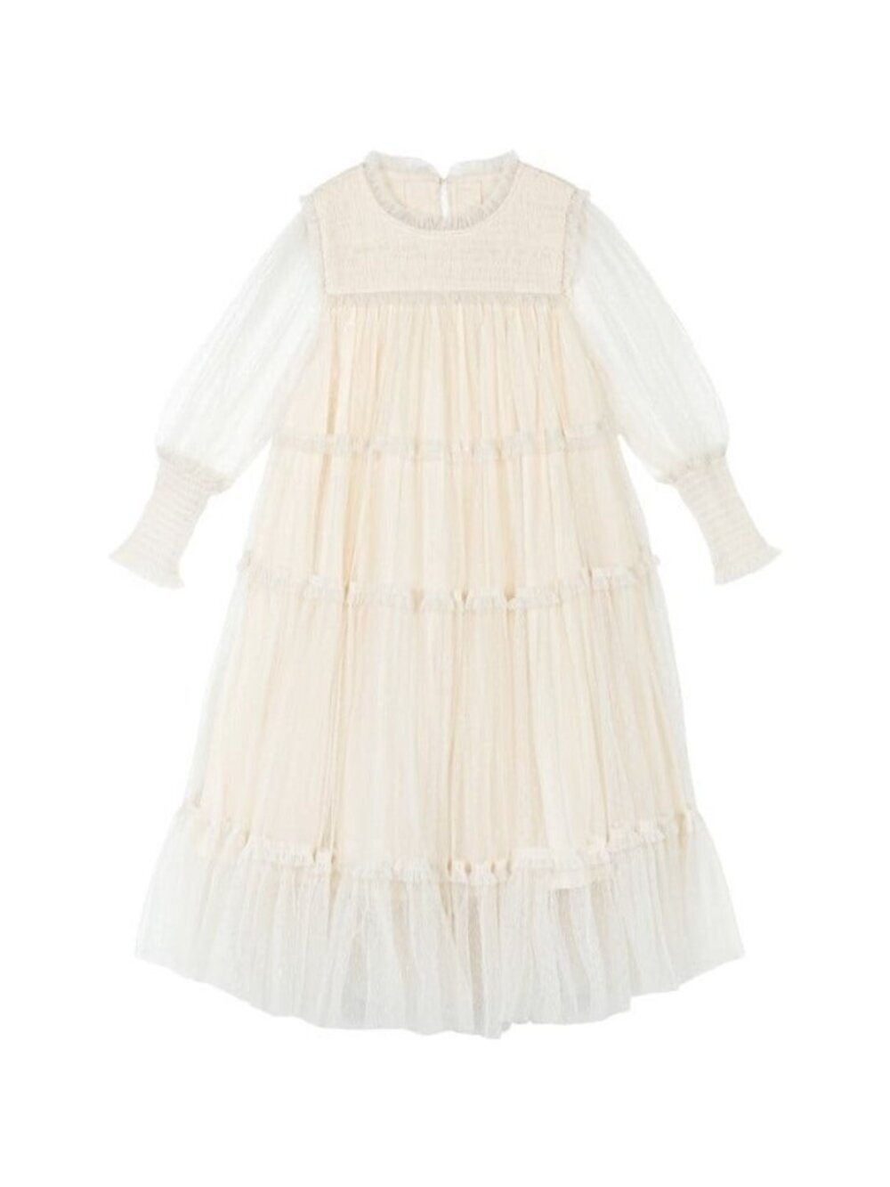 C'era Una Volta Grace dress in cream tulle